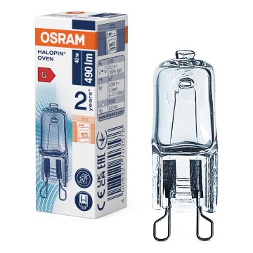 Backofenlampe HALOPIN G9/40W/230V 2700K - Osram